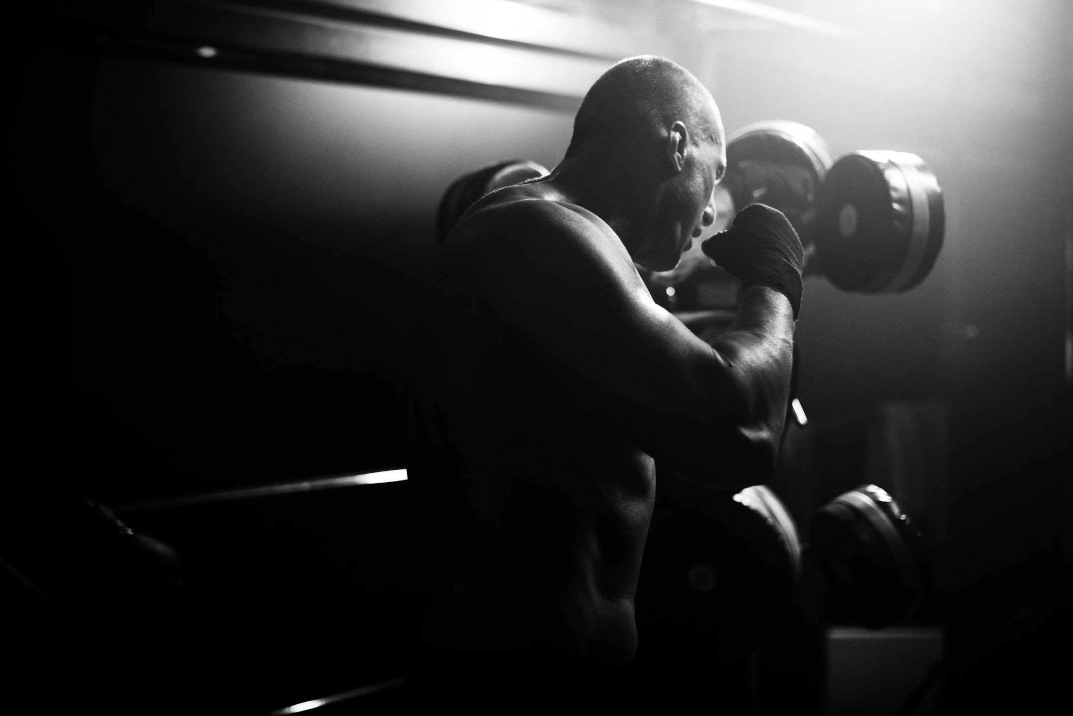 boxing gloves athletes gym action